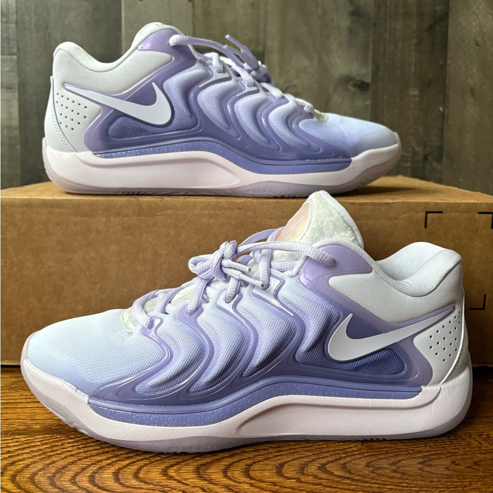 Nike KD 17 "B.A.D." Kevin Durant Dusty Amethyst Basketball Shoes Men's Size 8.5